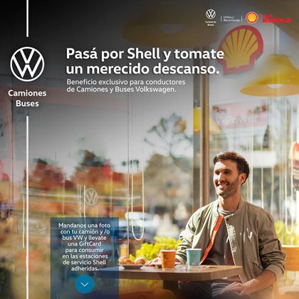 VW Camiones y Buses y Shell celebran el mes del trabajador con beneficios para sus conductores de Camiones y Buses.