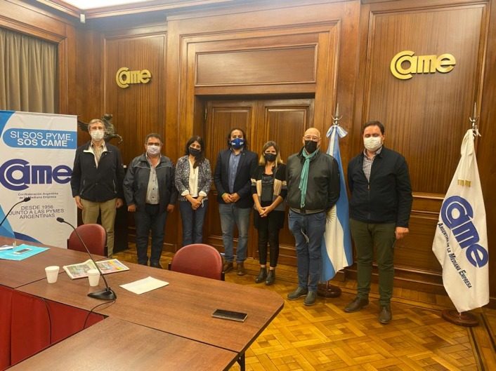 La comisión sectorial de CAME se reunió con la comisión de Transporte de Cargas de Chivilcoy